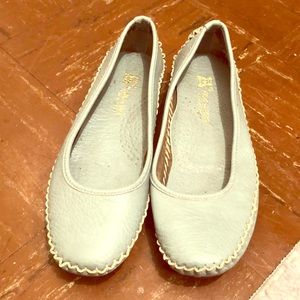 Light blue slip on shoes